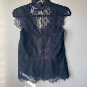 Black Lace Top